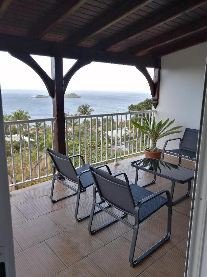 Duplex Rose Porcelaine - Vue Mer- Malendure Bouillante Extérieur photo